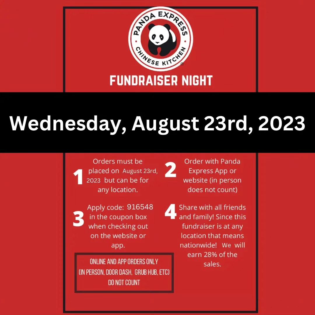 Panda Express Virtual Fundraiser Night